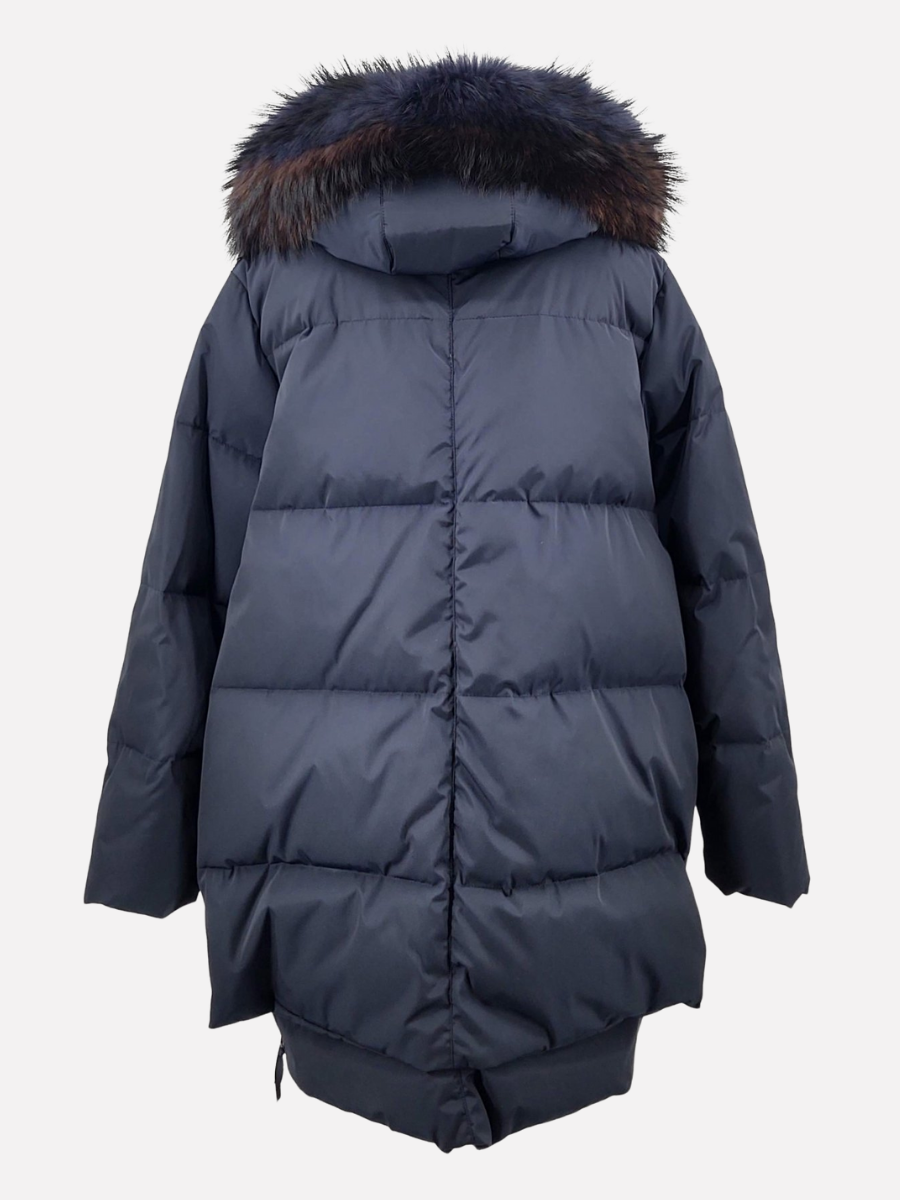 Michelle 2, 90 cm. - Hood - Down - Women - Navy / Dunjakke