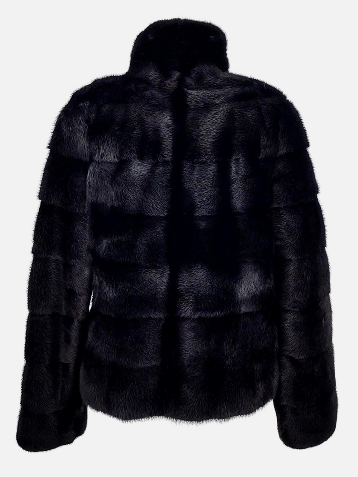 Olise, 60 cm. - Mink - Kvinder - Sort