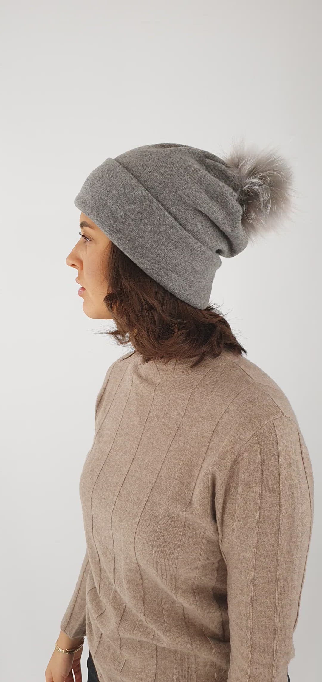 Jersey Beany Hat / Shal - Accesories - Gray