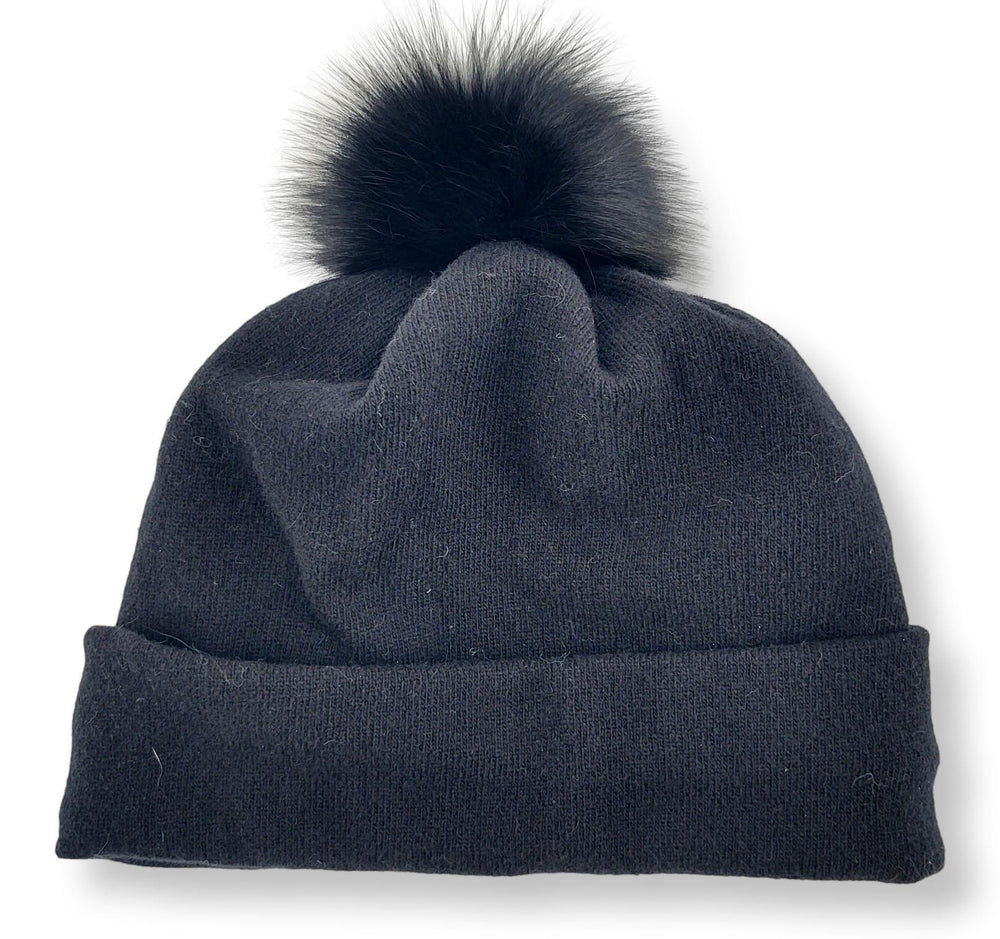 Jersey Beany Hat / Shawl - Accesories - Black - Accesories - Jersey Beany Hat / Shawl - Accesories - Black - Stampe Pels