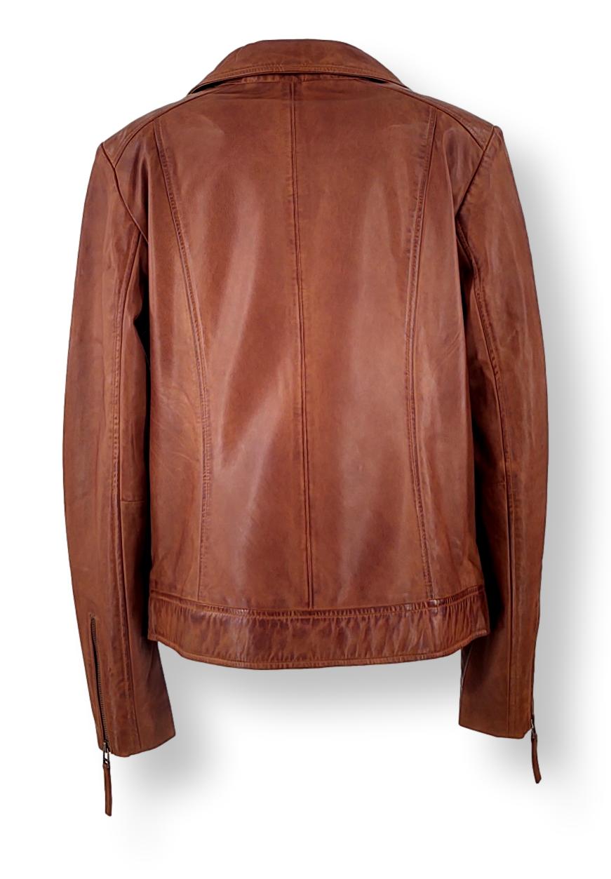 Bella - Comfort - Lamb Thick Dace Leather -Dame - Mørk Cognac